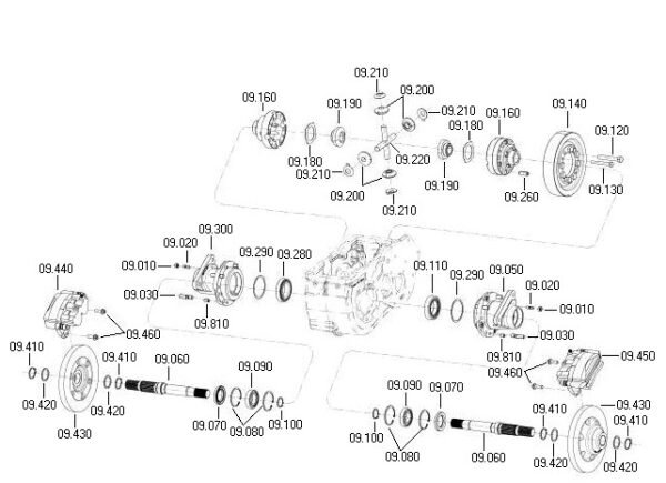 0092209003 ZF – CARCAÇA DIFERENCIAL 6269190M1 AGCO 87497150 CNH - Imagem 2