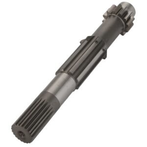 EIXO DE ACIONAMENTO DA TRANSMISSÃO 3MD30/35 COLHEITADEIRAS MASSEY FERGUSON MF5650 MF32 MF6690  VALTRA BC4500 REFERENCIA 12 DENTES / 21 ESTRIAS FINAS / 8 ESTRIAS GROSSAS / COMPRIMENTO 330MM 0092302048 ZF  6218461M1 AGCO