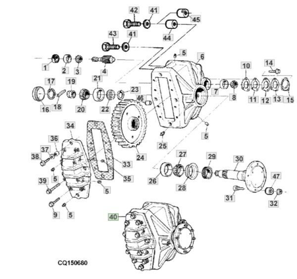 REDUÇÃO FINAL JOHN DEERE AZ47749