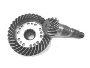 COROA E PINHAO DA TRACAO TRASEIRA APL 335 COLHEITADEIRAS MASSEY FERGUSON 5650 ZF (0095252011) / 34X13 DENTES / COMPRIMENTO DO PINHAO 185mm 0095252011,0095352175,0095352148