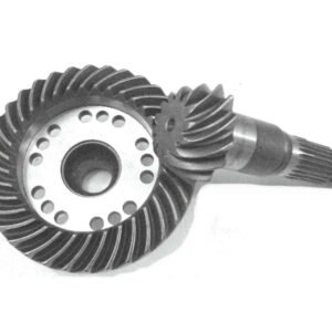 COROA E PINHAO DA TRACAO TRASEIRA APL 335 COLHEITADEIRAS MASSEY FERGUSON 5650 ZF (0095252011) / 34X13 DENTES / COMPRIMENTO DO PINHAO 185mm 0095252011,0095352175,0095352148