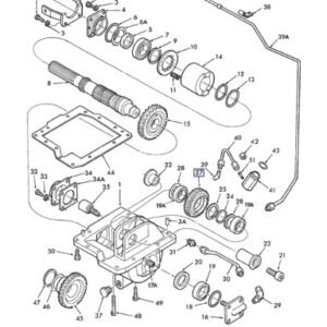 CAR123824 ENGRENAGEM CAIXA DE TRANSFERÊNCIA TRAÇÃO CARRARO 83959512 TRATOR NEW HOLLAND