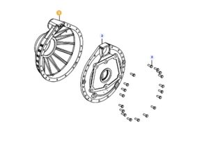 71469830 CARCAÇA REDUÇÃO MASSEY FERGUSON / VALTRA