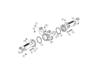 0095353391 CARCAÇA CENTRAL TRAÇÃO ZF AS3050 CQ64248 AS3035 6298683M1